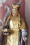 Saint Bridget of Sweden statue on the altar of Saint Apollonia in the Church of Saint Catherine of Alexandria in Zagreb