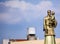 Saint Cajetan Statue with blue sky in background in Buenos Aires Argentina