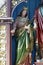 Saint Catherine of Alexandria, statue at Our Lady of Miracles Parish church in Ostarije, Croatia