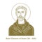 Saint Clement of Rome 30-100 is listed by Irenaeus and Tertullian as the fourth bishop of Rome. He is considered to be the first