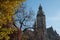 Saint Elisabeth Cathedral and autumn trees