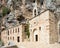 Saint Elisha historic maronite monastery in Qadisha valley, Qannoubine, Lebanon