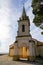 Saint Eloi church french city Andernos les Bains in Arcachon basin south west of France