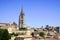 Saint-Emilion historical unesco village of best vineyards of Bordeaux in southwest France