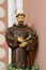 Saint Francis of Assisi, statue in the church of Saint Anthony of Padua in Durmanec, Croatia