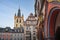 Saint Gangolf Church and Steipe Building at Hauptmarkt Square - Trier, Germany