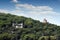 Saint Gellert statue on the Gellert hill Budapest