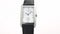 Saint-Imier, Switzerland, 2.02.2020 - Longines watch white clock face dial leather strap . classic elegant swiss made