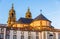 Saint Jacques chuch and the City Hall of Luneville - Lorraine, F