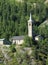 Saint-Jacques d\'Assyrie church at Tignes, France