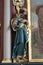 Saint James statue on the main altar in the chapel of St. James in Ivanic Grad, Croatia