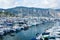 Saint-Jean-Cap-Ferrat, France, September 2021. Parking of yachts and boats in the Cote d`Azur resort in the Provence