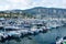 Saint-Jean-Cap-Ferrat, France, September 2021. Parking of yachts and boats in the Cote d`Azur resort in the Provence