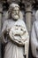 Saint John the Baptist, Notre Dame Cathedral, Portal of the Virgin, Paris