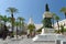 Saint John of God square Plaza San Juan de Dios in Cadiz, Spain