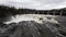 Saint John River with the Grant Falls in Canada