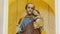 Saint Joseph and baby Jesus catholic image