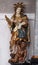 Saint Juliana, altar statue in the church of St. Agatha in Schmerlenbach, Germany