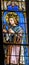 Saint King Louis Stained Glass  Saint Perpetue Church Nimes Gard France