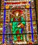 Saint Laurentius Stained Glass Santa Maria Novella Church Florence Italy