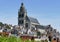 Saint-Louis cathedral overlooking the city of Blois