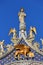 Saint Mark, angels and lion on top of Basilica