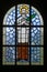 Saint Mark Krizin, stained glass window at St. Mark`s Church in Jakusevec, Zagreb