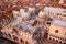 Saint Mark`s Basilica and city roofs, Venice, Italy