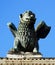 Saint Marks Winged Lion Venetian Symbol Column 12th Century Originally from Constantinople Venice Italy