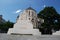 Saint Martin church and war memorial in Pau