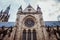 Saint-Martinâ€™s Church in Arlon, Province of Luxembourg, Belgium. View of the exterior, Neo-gothic style.