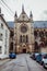 Saint-Martinâ€™s Church in Arlon, Province of Luxembourg, Belgium. View of the exterior, Neo-gothic style.