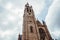 Saint-Martinâ€™s Church in Arlon, Province of Luxembourg, Belgium. View of the exterior, Neo-gothic style.