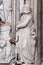 Saint Matthew the Evangelist statue on the altar of Saint Jerome in the St John the Baptist church in Zagreb, Croatia