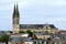 The Saint-Maurice cathedral overlooking the city Angers