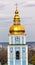 Saint Michael Cathedral Tower Golden Domes Kiev Ukraine