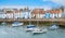 Saint Monans harbour in a summer afternoon, Fife, Scotland.