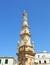 Saint Oronzo statue on baroque column in Ostuni, Apulia, Italy