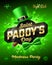 Saint Paddy`s Day party poster design