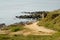 Saint-Palais pathway coast beach charente estuary in south west France