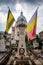 Saint Parascheva church with surrounding cemetry, Brasov, Transylvania, Romania