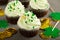 Saint Patrick day cupcakes