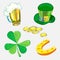 Saint Patrick Day Irish spring holiday