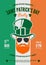 Saint Patrick party poster design