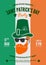 Saint Patrick party poster design