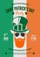 Saint Patrick party poster design