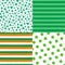 Saint Patrick patterns set