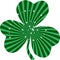 Saint Patrick`s Day Green Clover Clip Art