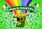 Saint Patrick s Leprechaun hat Background