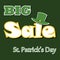 Saint Patrick sale banner